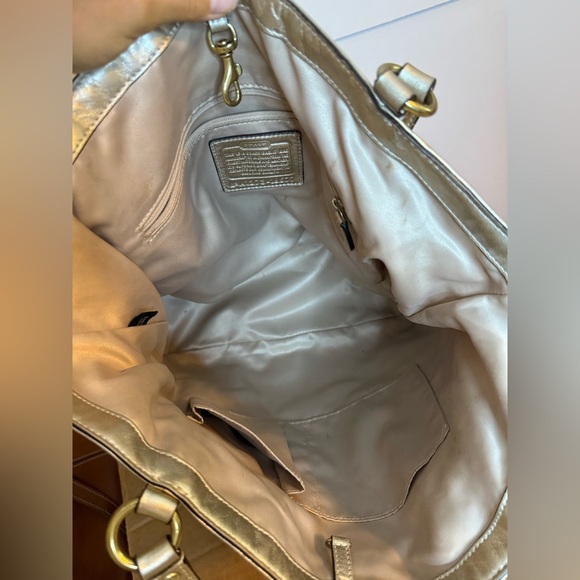 Coach Audrey Sequin Sun Starfish Cinched Tote Bag - Picture 9 of 10